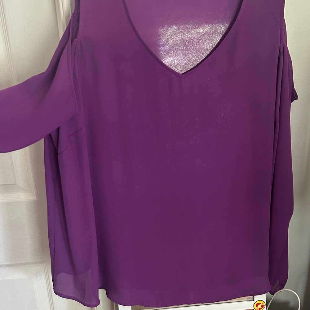 a.n.a Elegant Purple Blouse